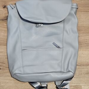 Rodan + Fields Light Gray Silver Computer Laptop Backpack